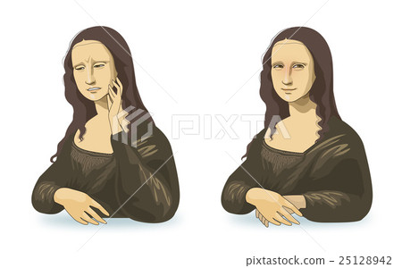Joy and sadness of Mona Lisa 25128942
