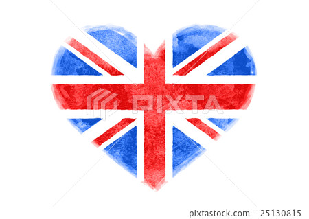 Poster of watercolor heart shape United State Poster of watercolor heart shape United State 25130815