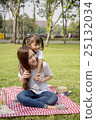 Portrait Of Happy Asian Family In Garden 25132034