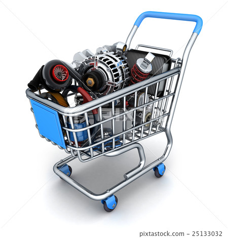 插图素材: car parts