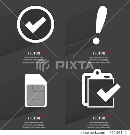 Set of icons. Collection symbols. Modern Flat web Set of icons. Collection symbols. Modern Flat web 25134141