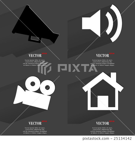 Set of icons. Collection symbols. Modern Flat web Set of icons. Collection symbols. Modern Flat web 25134142