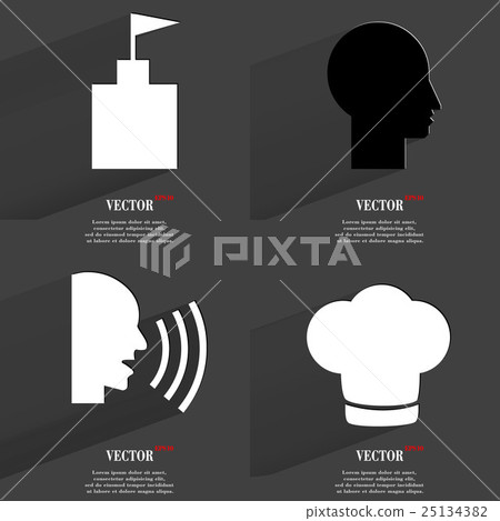 Set of icons. Collection symbols. Modern Flat web Set of icons. Collection symbols. Modern Flat web 25134382