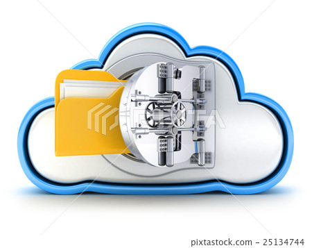Cloud and bank door Cloud and bank door 25134744