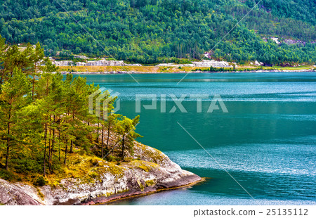 Shore of Innvikfjorden near Stryn - Norway 25135112