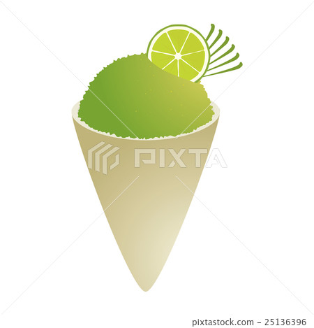 Lime snowcone 25136396