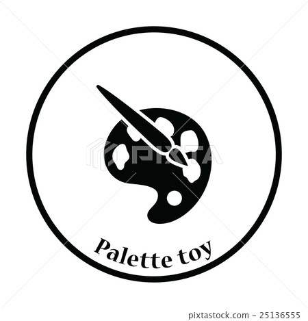 Palette toy icon 25136555