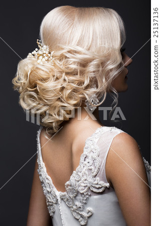 beautiful blond girl in image of the bride with beautiful blond girl in image of the bride with 25137136