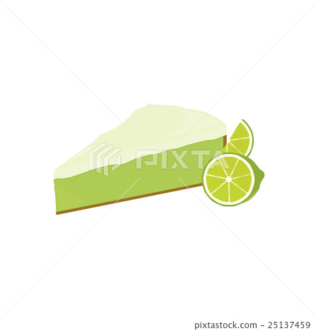Key lime pie slice 1 25137459