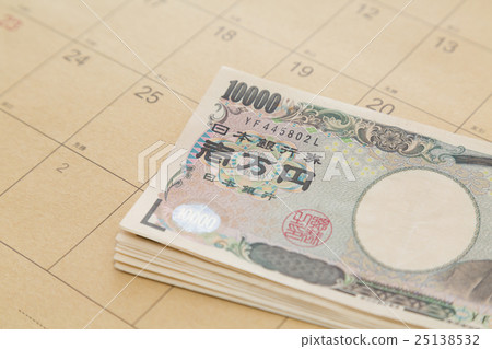Money and calendar 25138532