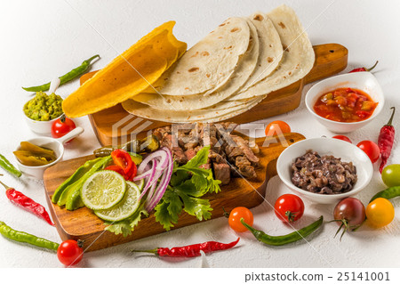 Tacos Set Mexican gourmet Mexican food tacos 25141001