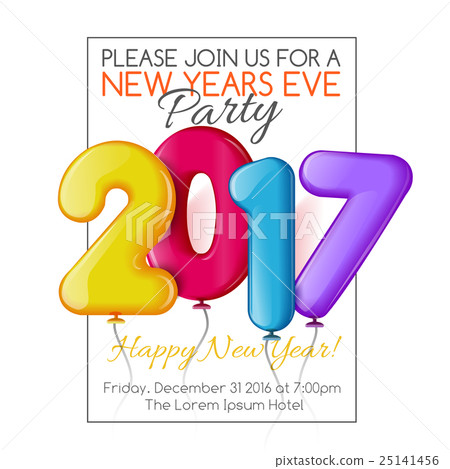 Merry Christmas and Happy New Year 2017 party 25141456