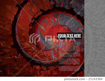 Polygonal spiral background template comic style Polygonal spiral background template comic style 25143364