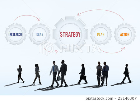 New Business Strategy Target Concept New Business Strategy Target Concept 25146307