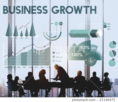 Business Growth Analytics Marketing Report Concept Business Growth Analytics Marketing Report Concept 25146472