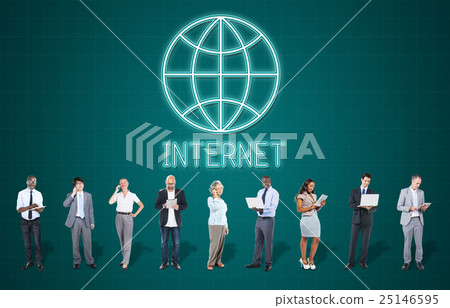 Global Worldwide Connection World International Concept 25146595