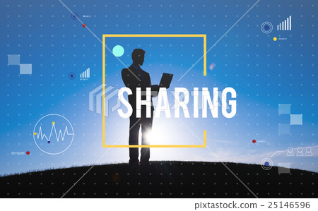 Communication Connection Digital Technology Networking Concept 25146596