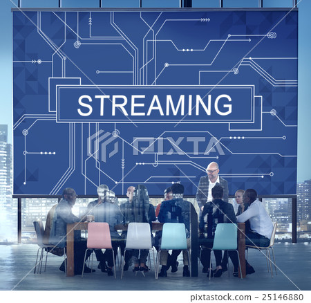 Streaming Online Internet Technology Concept 25146880