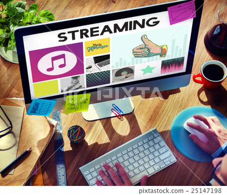 Media Player Audio Entertainment Streaming Concept 25147198