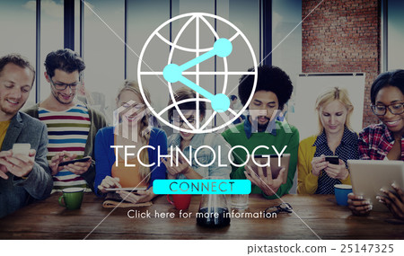 Connection Internet Communication Network Sharing Concept Connection Internet Communication Network Sharing Concept 25147325