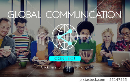 Connection Internet Communication Network Sharing Concept Connection Internet Communication Network Sharing Concept 25147335