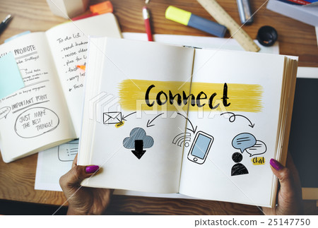 Social Media Connection Communication Friends Concept 25147750