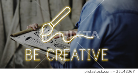 Art Brush Painting Creativity Imagination Skills Concept 25148367