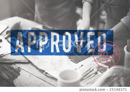 Approved Premium Quality Stamp Concept Approved Premium Quality Stamp Concept 25148371