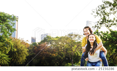 Daughter Mother Adorable Affection Casual Life Concept Daughter Mother Adorable Affection Casual Life Concept 25150286