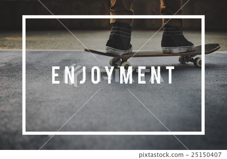 Enjoy Enjoyment Pleasurable Happiness Delightful Concept Enjoy Enjoyment Pleasurable Happiness Delightful Concept 25150407