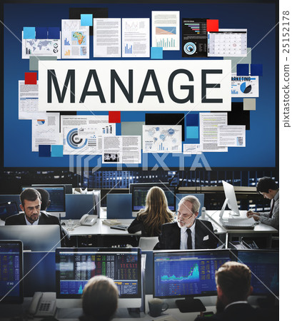 Manage Coordination Leadership Process Strategy Concept 25152178