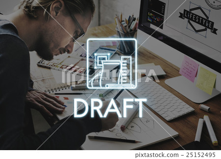 Aspirations Be Creative Thinking Draft Ideas Concept 25152495