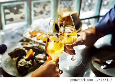 Champaign Celebration Toast Beverage Concept Champaign Celebration Toast Beverage Concept 25153102