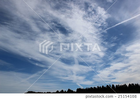 秋天天空藍天和高原 秋天天空藍天和高原 25154108