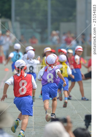 Elementary school athletic meet landscape selection relay Elementary school athletic meet landscape selection relay 25154883