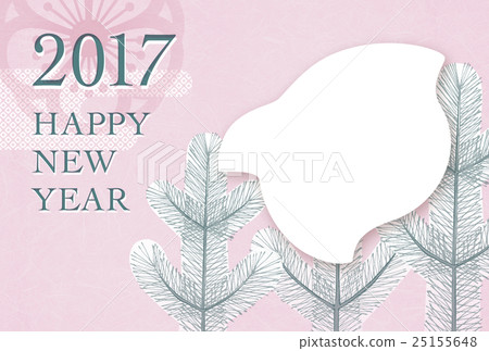 Rooster year _ New Year's photo frame Rooster year _ New Year's photo frame 25155648