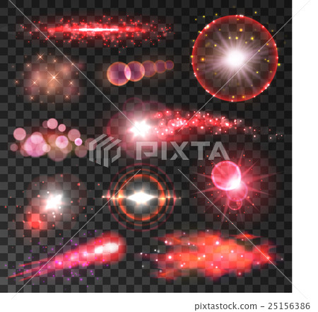 Red glitter lights and sparkles 25156386