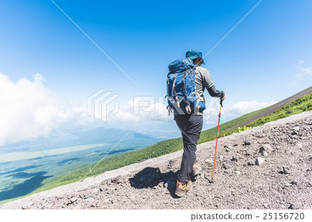 富士山 登山圖像 照片素材 圖片 圖庫