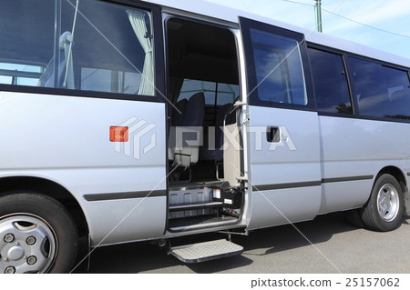 A mini bus entrance A mini bus entrance 25157062