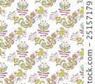 Beautiful seamless pattern with flowers  25157179