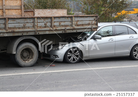 crash car and truck crash car and truck 25157337