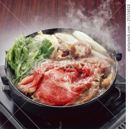 Sukiyaki using good meat Sukiyaki using good meat 25159828