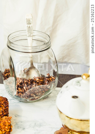 Pumpkin granola bars with peanut butter and seeds Pumpkin granola bars with peanut butter and seeds 25162213