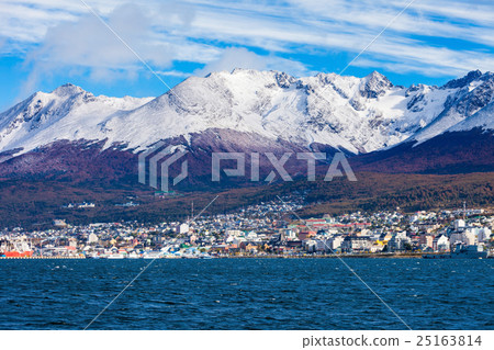 Ushuaia aerial view, Argentina Ushuaia aerial view, Argentina 25163814
