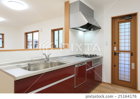 Model house's LDK face-to-face kitchen 25164176