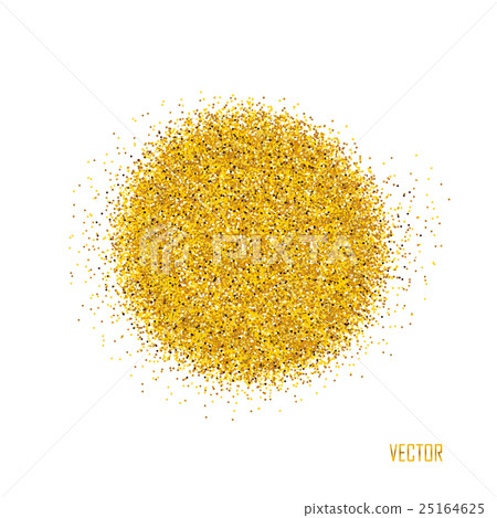 Gold sparkles on white background. Gold sparkles on white background. 25164625
