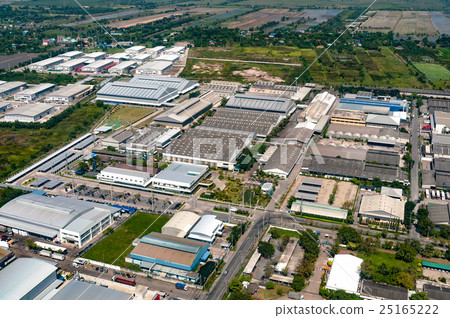 Industrial estate factories manufactures, housing 25165222