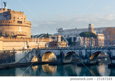 Rome city morning view, Italy. Rome city morning view, Italy. 25167283