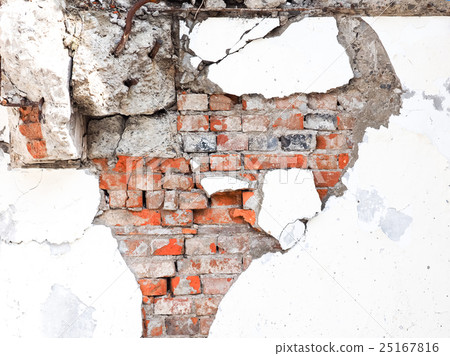 Broken wall 25167816