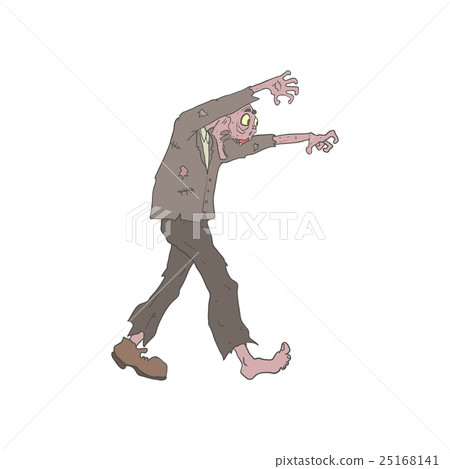 Man In A Suit Creepy Zombie Outlined Drawing Man In A Suit Creepy Zombie Outlined Drawing 25168141